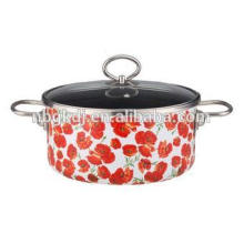 Enamel casserole enamel cookware flower pot stock pot
 Enamel casserole enamel cookware flower pot stock pot